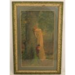 Absence Makes the Heart Grow Fonder, a framed coloured print by Marcus Stone R.A., originally from
