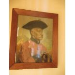 Crayon sketch, Chelsea Pensioner, 16ins x 13ins