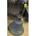 Hand bell, height 10ins