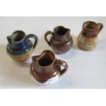 4 Royal Doulton miniature stoneware jugsCondition Report: All in good condition