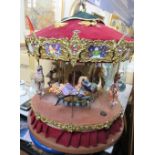 A battery operated carousel