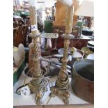 A pair of 19th century style table lamps