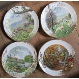 12 Royal Worcester collector's plates