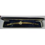 Rotary, a lady's 9 carat gold mechanical bracelet watch, 19g gross excluding the movement, cased