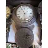 Vanner and Prest's Molliscorium advertising wall clock, trade mark Embrocation, af