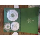 A Royal Worcester wild flowers of Britain wedding tea set, commemorating the marriage of the