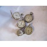 Five pocket watches