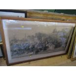 An antique print, The Life at the Seaside