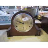 Oak cased mantel clock