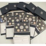 Coins of The Royal Mint United Kingdom proof sets, 11 sets, 1989 - 1999