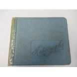 An autograph album, containing signatures of English county cricketers of the 1950s, some of the