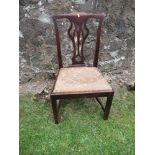 A Chippendale style chair