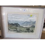 Leslie S Haywood, watercolour, Lake Ennerdale, 10ins x 14.5ins