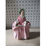 A Royal Doulton figure, Bo Peep HN1811, together with Suzette, HN2026, and June, HN16191 - June as
