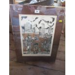 Louis Bruen, limited edition colour print, 12.5ins x 12ins