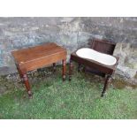 A pair of 19th century mahogany box commodes