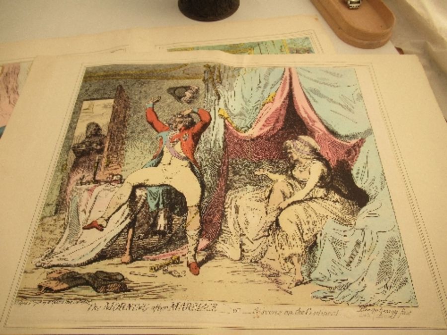 JAMES GILLRAY, Limited edition prints, caricatures published in the Sunday Times 1969, Wife or No - Image 2 of 9