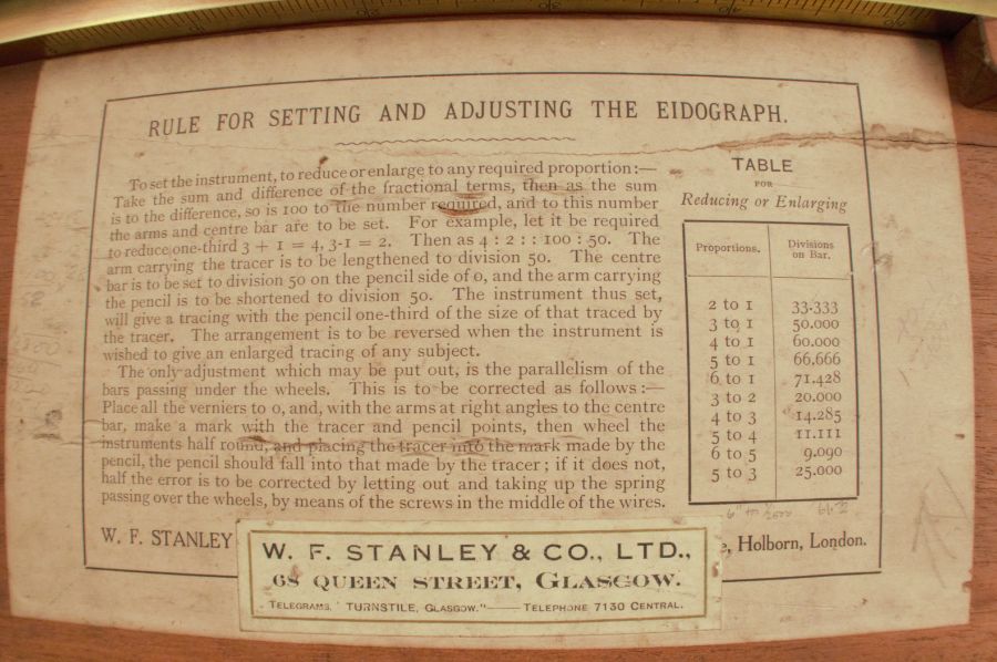 A very large Eidograph, by Stanley & Co, circa 1900 - Image 4 of 4