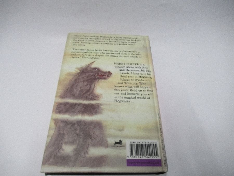 Harry Potter and the Prisoner of Azkaban, J K Rowling, hard back, published Bloomsbury 1999, - Image 3 of 5