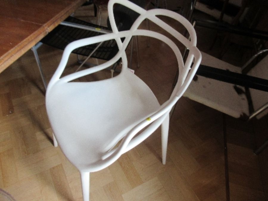 A white Kartell Masters armchair - Image 3 of 3