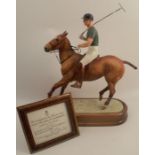 A Royal Worcester limited edition model, HRH The Duke of Edinburgh, modelled by Doris Lindner,