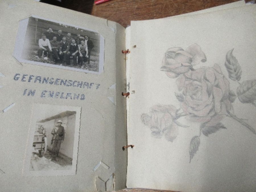 World War II, Afrika 1942 - 1943, a personal scrap book to include photographs, cuttings and - Image 6 of 6