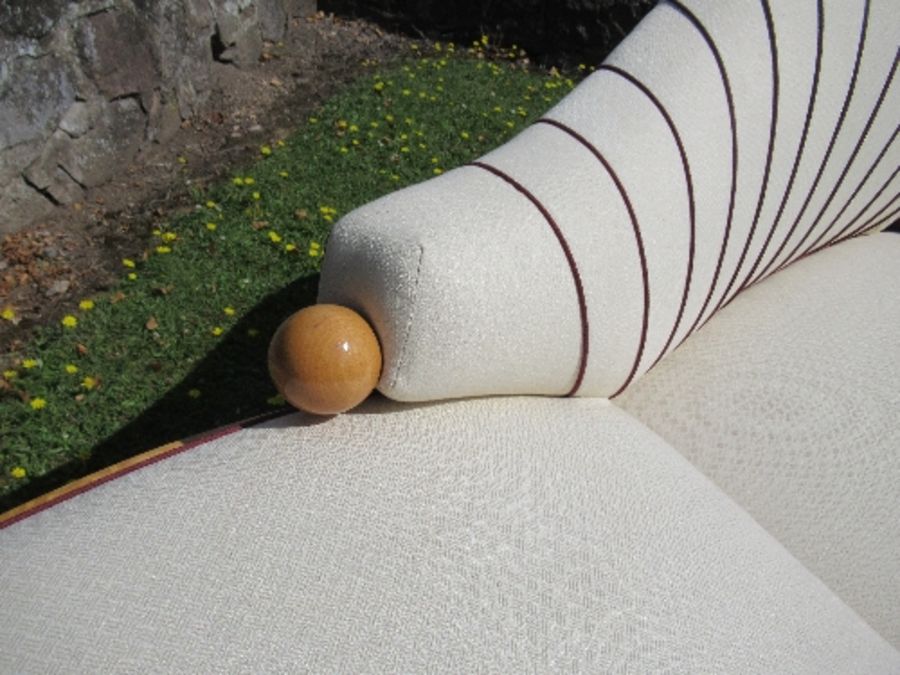 An Art Deco style chaise, "Marilyn" sofa ("Mitzi"), designed by Hans Hollein, for Poltronova 1981, - Image 7 of 9