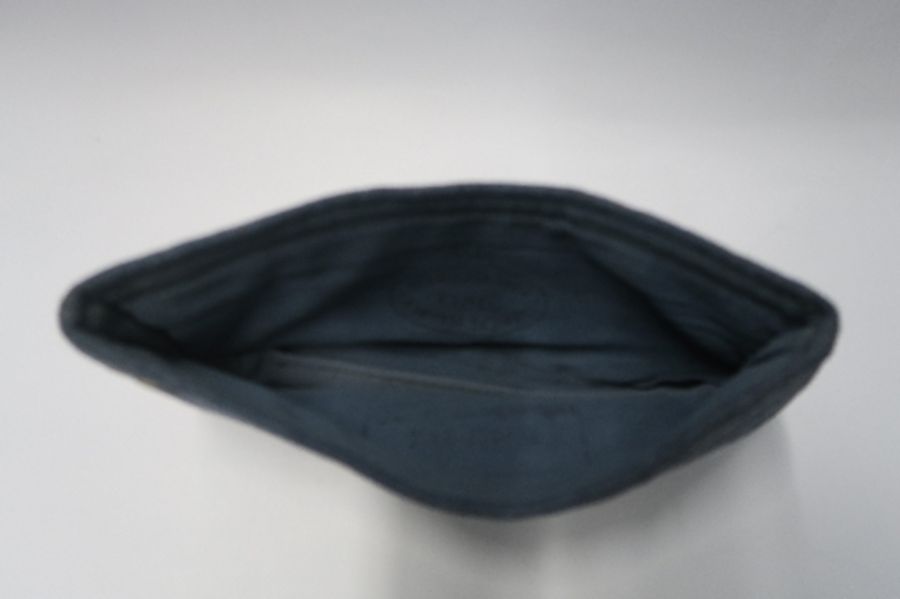 A Third Reich style M38 side hat, in grey wool fabric, having appliqued white RMBO motif to the - Image 14 of 19