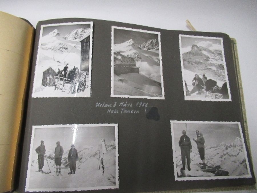 Two photograph albums, the inside front cover of one with World War 2 death notices for Karl - Image 12 of 12