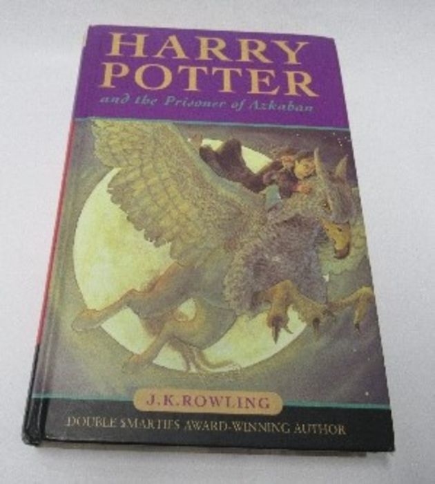 Harry Potter and the Prisoner of Azkaban, J K Rowling, hard back, published Bloomsbury 1999,