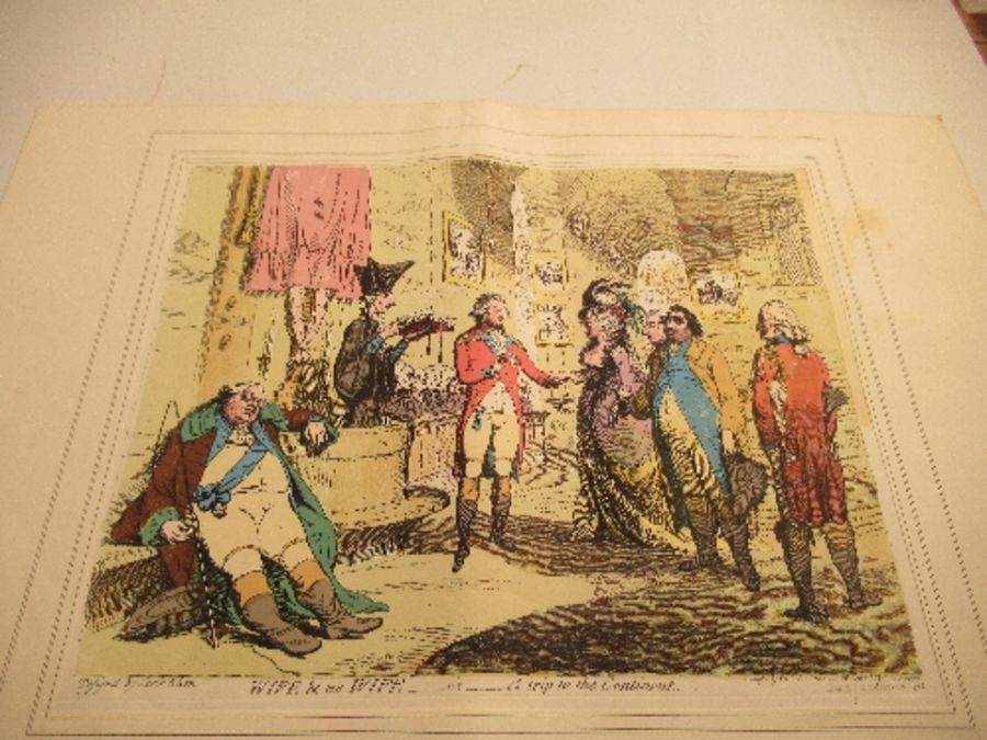 JAMES GILLRAY, Limited edition prints, caricatures published in the Sunday Times 1969, Wife or No - Image 5 of 9