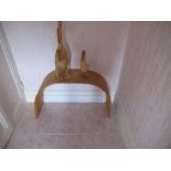 A bentwood hoop table width 33ins