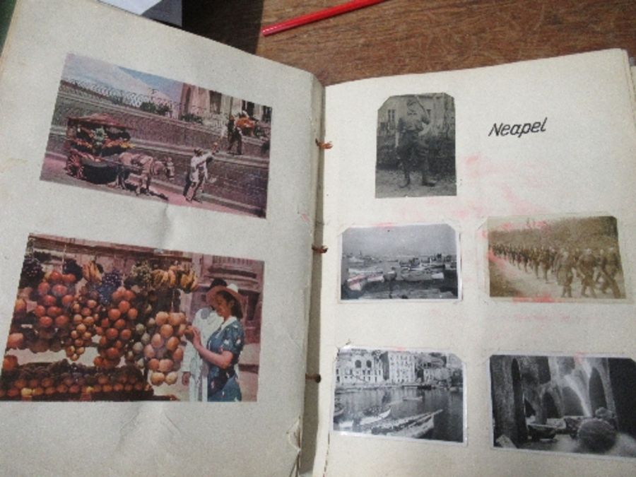 World War II, Afrika 1942 - 1943, a personal scrap book to include photographs, cuttings and - Image 4 of 6