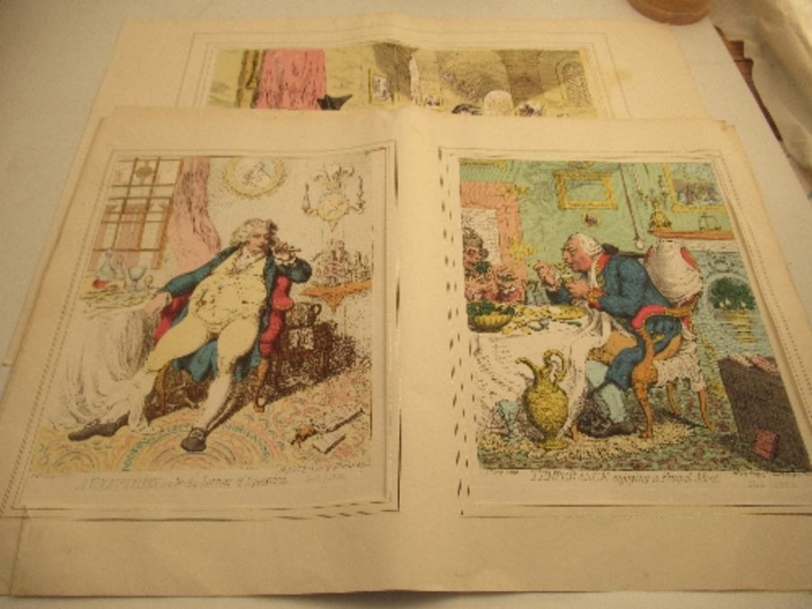 JAMES GILLRAY, Limited edition prints, caricatures published in the Sunday Times 1969, Wife or No - Image 3 of 9