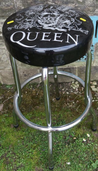 A Queen bar stool