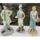 Three Royal Worcester figures, from the Hadley Collection - All good condition