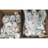 A collection of Royal Worcester Evesham pattern china