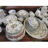 A collection of Spode china