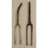 Two sets of Marcel steel curling tongs