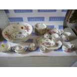 A collection Derby china, together with a Maling dish