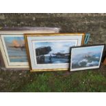 Three limited edition signed Robert Taylor prints