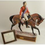 A Royal Worcester limited edition model, The Duke of Wellington, from the Famous Military Commanders