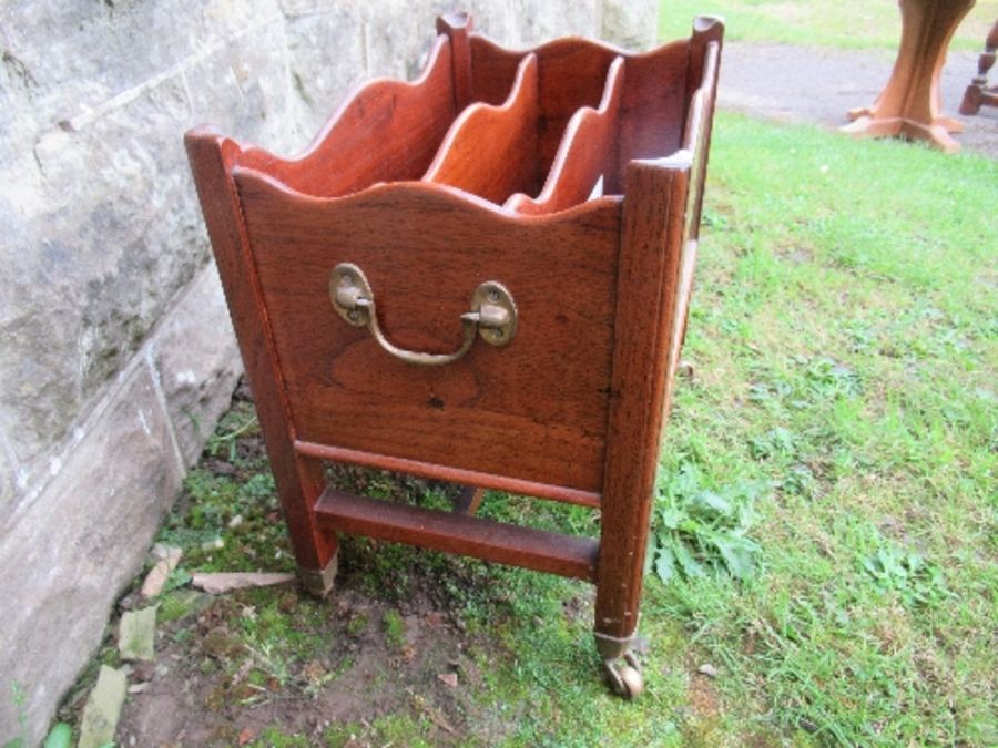 A mahogany Canterbury, width 17ins x height 16.5ins - Image 2 of 3