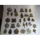A quantity of British cavalry regiment badges, to include Lincolnshire Yeomanry, Hampshire Yeomanry,