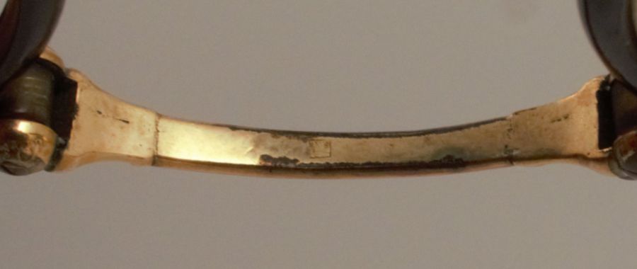 A pair of 19th century lorgnettes, the handle mounted in yellow metal with a lizard, together with - Image 3 of 6