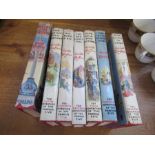 Enid Blyton, The Famous Five, six volumes from the 1960's, together with The Rilloby Fair Mystery,