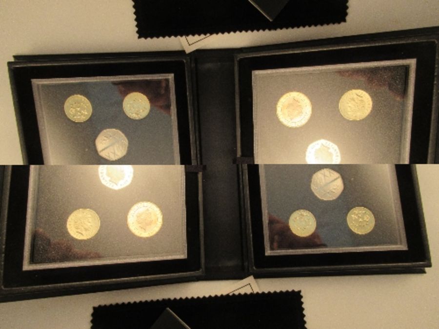 2012, 2013, 2014, 2015 and 2016 Royal Mint boxed premium proof collection coin sets, together with a - Image 5 of 5