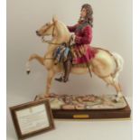 A Royal Worcester limited edition model, The Duke of Marlborough, from the Famous Military