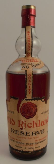 A Bottle of American Old Richland, 1902