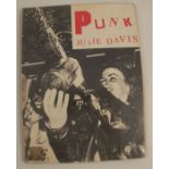 Punk, edited by Julie Davis, published by Millington 1977, first edition, fanzine style soft back